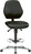 Krzesło wys., jezdne Basic 3 9131-2571, imit. skóry czarna