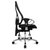 TOPSTAR Sitness 15 Bürostuhl, mit Armlehnen, Belastbar bis 110 kg, Gewicht: 18,4 Version: 02 - blau