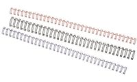 GBC Drahtbinderücken WireBind, A4, 21 Ringe, 10 mm, silber (5960837)
