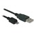 Logo USB kabel (2.0), USB A M - microUSB (M), 0.6m, czarny