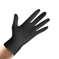 Artikel-Nr.: 51840L ETERNASOLID Nitril-Handschuhe, Größe L, Farbe schwarz, 100 Stück/Box