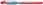 Kugelschreiber Slider Basic, Kappenmodell, XB, rot, Schaftfarbe: transparent