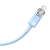 BASEUS CÂBLE DE CHARGE RAPIDE USB-A VERS LIGHTNING SERIE EXPLORER 2M, 2.4A - BLEU CATS010103