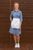 Kleid Livia Chambray; Kleidergröße 44; hellblau
