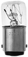 Kleinlampe 5W BA15d 230V Röhre farblos einseitig gesockelt
