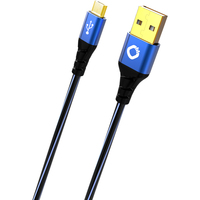 OEHLBACH D1C9333 USB-kabel 3 m USB 2.0 USB A Micro-USB B Zwart, Blauw