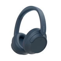 Sony WH-CH720 Headset Bedraad en draadloos Hoofdband Oproepen/muziek USB Type-C Bluetooth Blauw