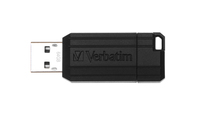 Verbatim PinStripe USB flash meghajtó 64 GB USB A típus 2.0 Fekete