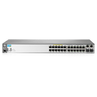 Hewlett Packard Enterprise ProCurve 2620-24-PPoE+ Vezérelt L3 Ethernet-áramellátás (PoE) támogatása 1U Ezüst