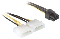 DeLOCK Power Cable for PCI Express Card - 0.15m 0,15 m