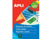 APLI SP-12991 Amarillo Etiqueta para impresora autoadhesiva