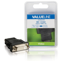 Valueline VLVB34910B tussenstuk voor kabels HDMI DVI-I Zwart