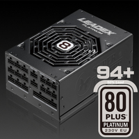 Super Flower Leadex Platinum 2000W moduł zasilaczy 20+4 pin ATX ATX Czarny