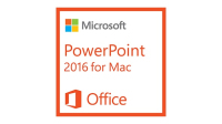 Microsoft PowerPoint 2016 for Mac, 1u Présentation Open Value License (OVL) 1 licence(s) Multilingue