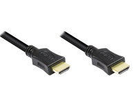 Alcasa 4514-010 HDMI kabel 1 m HDMI Type A (Standaard) Zwart