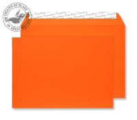 Blake Creative Senses Wallet Peel and Seal Orange Velvet C4 229×324mm 140gsm (Pack 125)