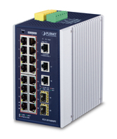 PLANET IGS-20160HPT netwerk-switch Managed L2/L3 Gigabit Ethernet (10/100/1000) Power over Ethernet (PoE) Blauw, Wit