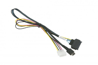 Supermicro CBL-SAST-0956 Serial Attached SCSI (SAS)-kabel 0,55 m Zwart, Rood, Geel