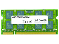 2-Power 4GB DDR2 800MHz SoDIMM Memory - replaces PA3670U-1M4G