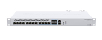 Mikrotik CRS312-4C+8XG-RM hálózati kapcsoló Vezérelt L3 10G Ethernet (100/1000/10000) 1U Fehér