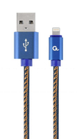 Cablexpert CC-USB2J-AMLM-2M-BL Lightning-kabel Blauw