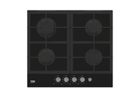 Beko HILG64235S plaque Noir Intégré 60 cm Gaz 4 zone(s)