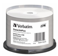 Verbatim DataLifePlus 4,7 GB DVD-R 50 db
