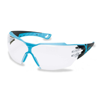 Uvex 9198256 Schutzbrille/Sicherheitsbrille Blau, Schwarz