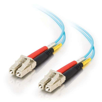 Origin Storage 85551 InfiniBand/fibre optic cable 3 m LC OFNR OM3 Aqua colour