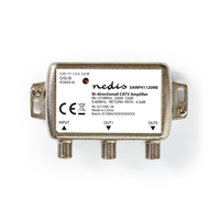 Nedis SAMP41120ME amplificateur de signal TV 85 - 1218 MHz