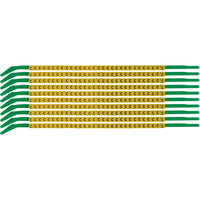 Brady SCNG-09-C Kabelmarkierer Schwarz, Gelb Nylon 300 Stück(e)