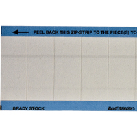 Brady WOAF-24 self-adhesive label Rectangle Permanent Silver 350 pc(s)