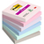 Post-It 7100259204 zelfklevend notitiepapier Vierkant Blauw, Groen, Grijs, Roze, Paars 90 vel Zelfplakkend