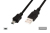 ASSMANN Electronic USB A/miniB USB kábel 1,8 M USB 2.0 Mini-USB B Fekete