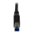 StarTech.com 1m USB 3.0 SuperSpeed Kabel A auf B rechts gewinkelt - Schwarz