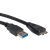 ROLINE 11.02.8873 cavo USB 0,8 m USB 3.2 Gen 1 (3.1 Gen 1) USB A Micro-USB B Nero