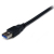 StarTech.com USB3SEXT2MBK USB kábel 2 M USB 3.2 Gen 1 (3.1 Gen 1) USB A Fekete