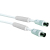 Schwaiger 10m IEC - IEC coax-kabel Wit
