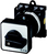 Eaton T0-3-15433/Z interruptor eléctrico Interruptor de palanca acodillada 3P Negro, Plata