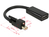 DeLOCK 62640 video cable adapter 0.25 m Mini DisplayPort HDMI Black