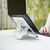 R-Go Tools RGORISTWH stojak na laptop Biały 55,9 cm (22")