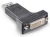 PNY QSP-DPDVISL tussenstuk voor kabels DVI-I Display Port Zwart