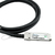 BlueOptics JNP-QSFP-DAC-50CM-BL InfiniBand/fibre optic cable 0,5 m Schwarz, Silber