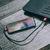 PGYTECH P-GM-115 mobiltelefon kábel Fekete, Vörös USB A Lightning 0,35 M