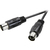 SpeaKa Professional SP-7870236 audio kábel 1,5 M DIN (5-pin) Fekete
