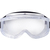 Toolcraft TO-5343216 biztonsági szemellenző és szemüveg Safety goggles Átlátszó PVC, Polikarbonát