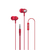 Celly UP500 Auriculares Alámbrico Dentro de oído Llamadas/Música Rojo
