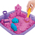 Kinetic Sand |Castello di Sabbia Shimmer | Sabbia cinetica 454gr | Sabbia magica | Sabbia colorata glitterata rosa | 3 accessori e vaschetta inclusi | Giocattoli per bambini e b...