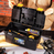 Deli Tools EDL432417 szerszámosláda Szerszámdoboz Műanyag Fekete, Sárga