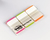 Post-It Tabs, 1 inch Lined, Pink, Green, Orange, 22/Color, 66 Tabs/Dispenser languette auto-adhésive